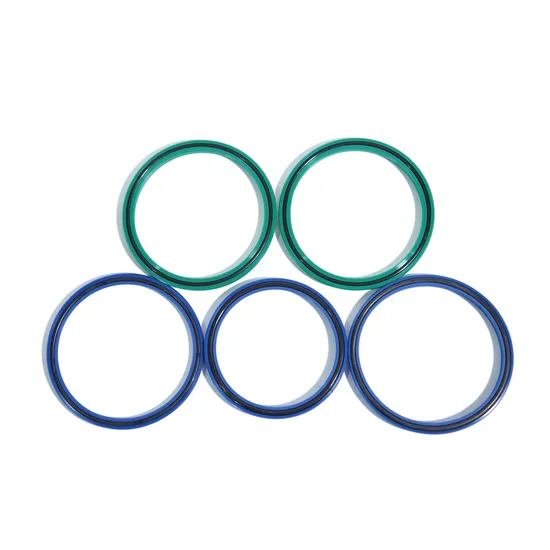 Durable Green Blue Double Lip Oil Seal for Piston Rods